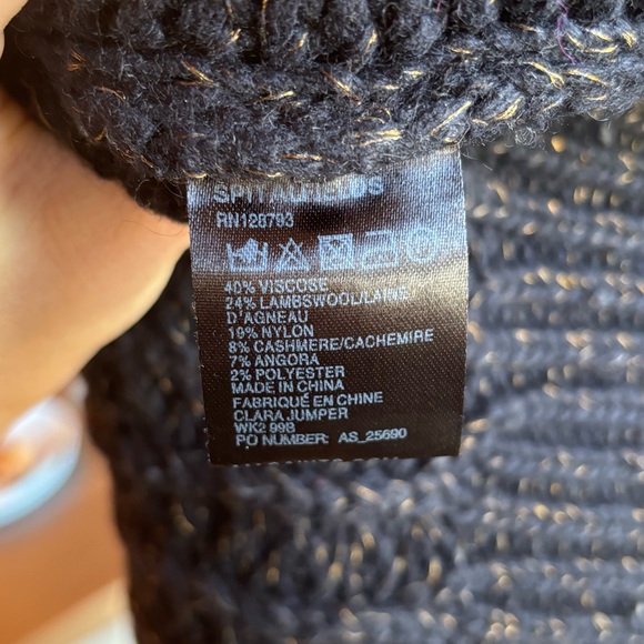 All Saints wool sweater sz 6 - Picture 2 of 5